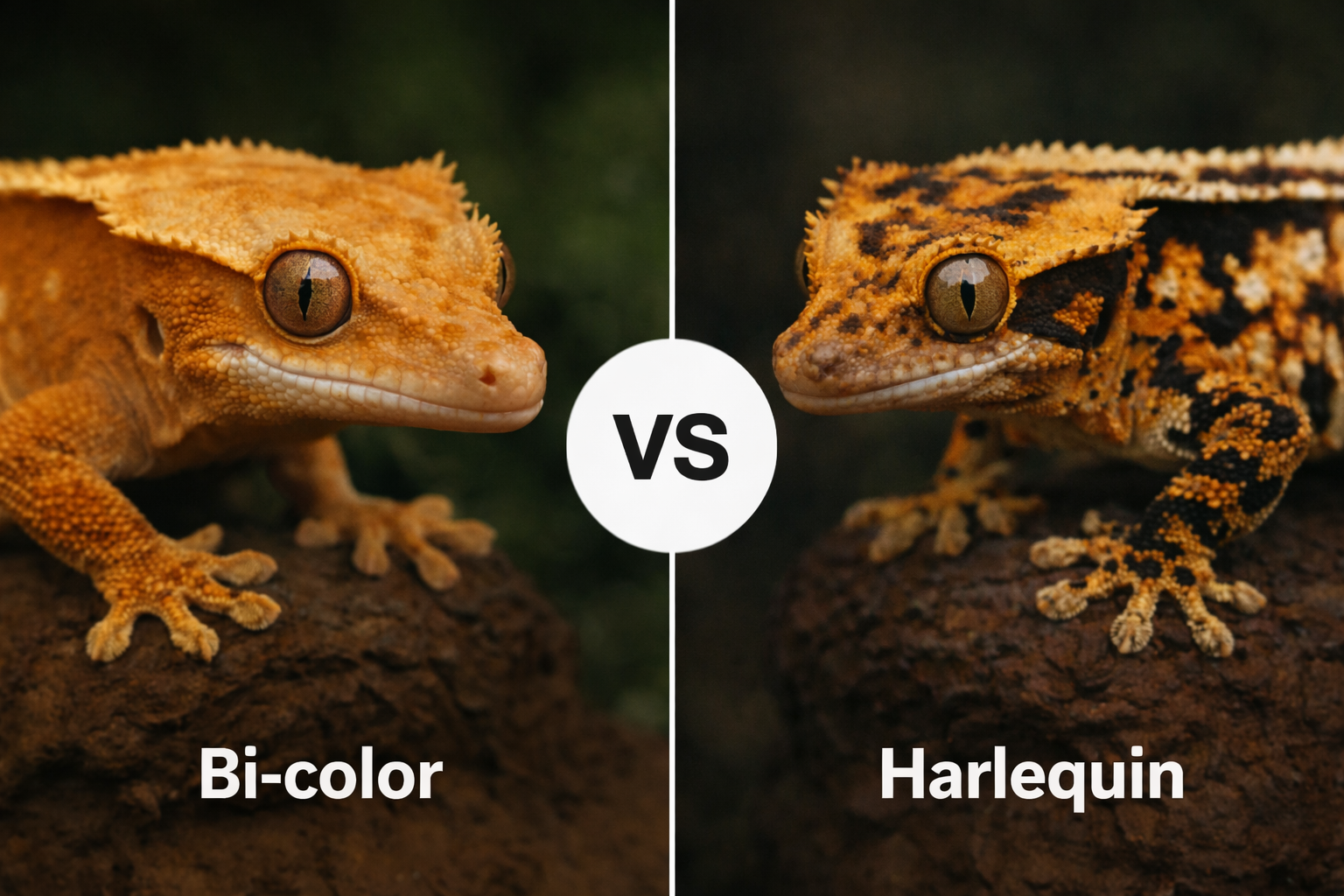 bi-color vs harlequin