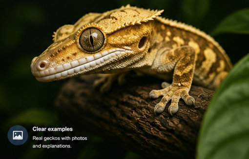 crested gecko morph identification