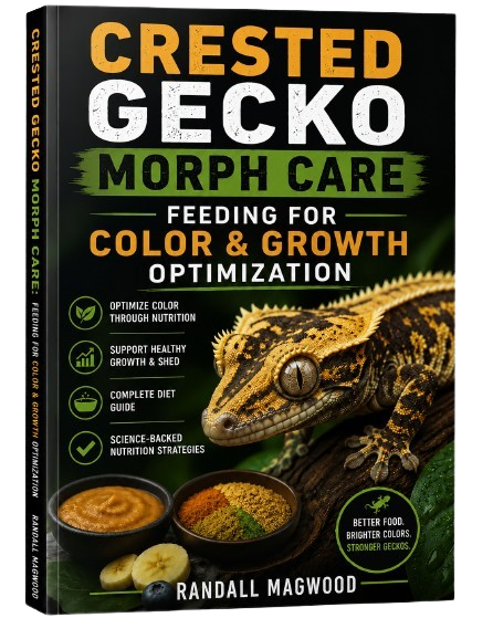 crested gecko morph care: feeding for color & growth optimization