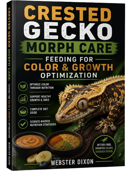 crested gecko morph care: feeding for color & growth optimization
