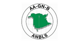 A green map in a white circle with the words aa-gn-b anbls