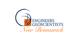 A logo for engineers geoscientists new brunswick