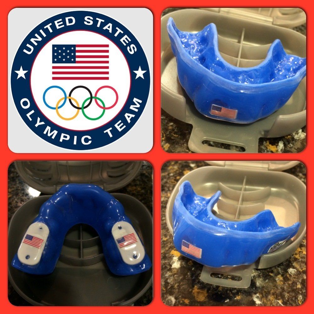 United States Olympic Team's mouth guards custom-designed  by Dr. Bryan Hoertdoerfer