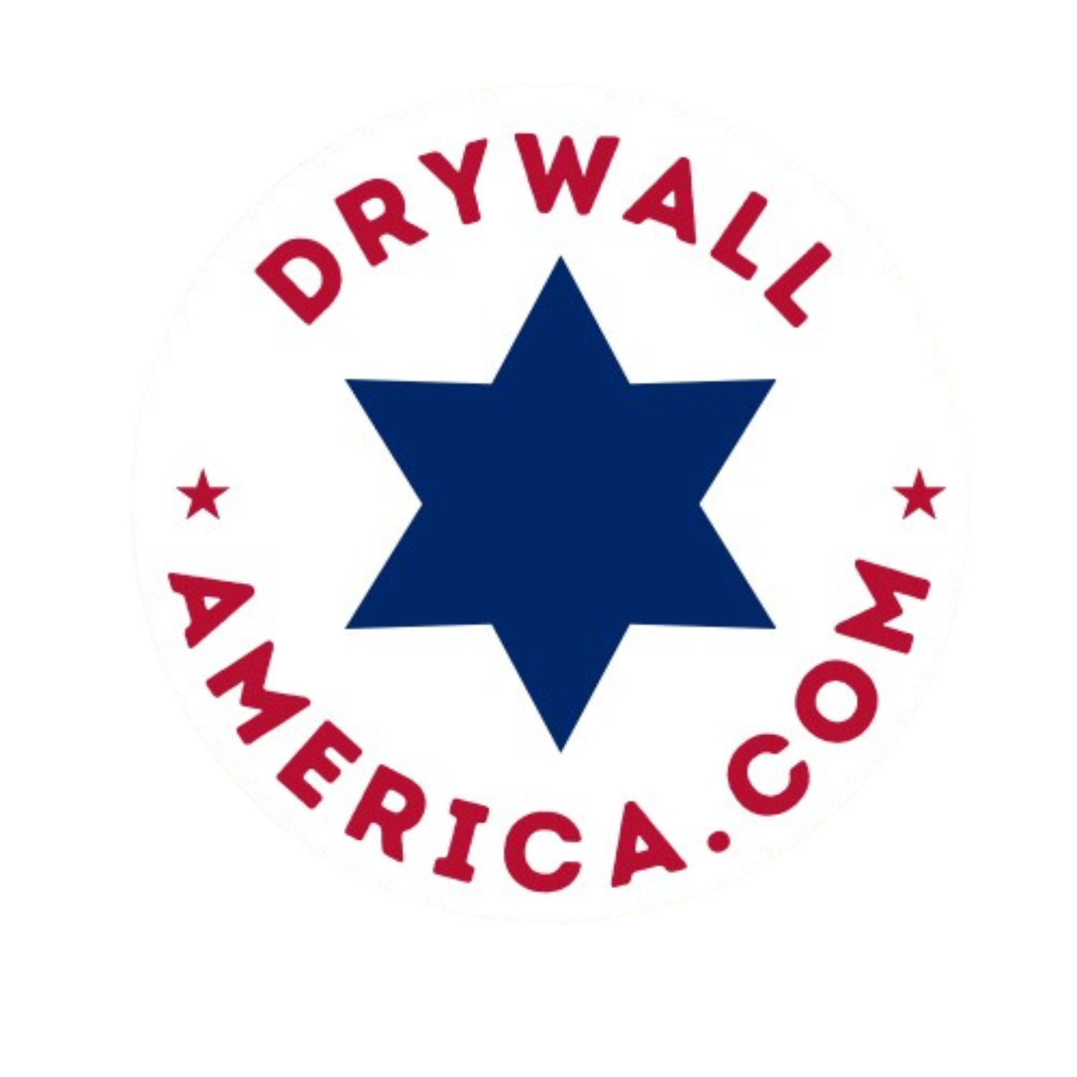 Blue star-shaped logo with 