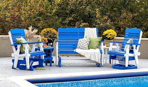 Poolside Chairs — Garnet Valley, PA — Knot & Ore Outdoors