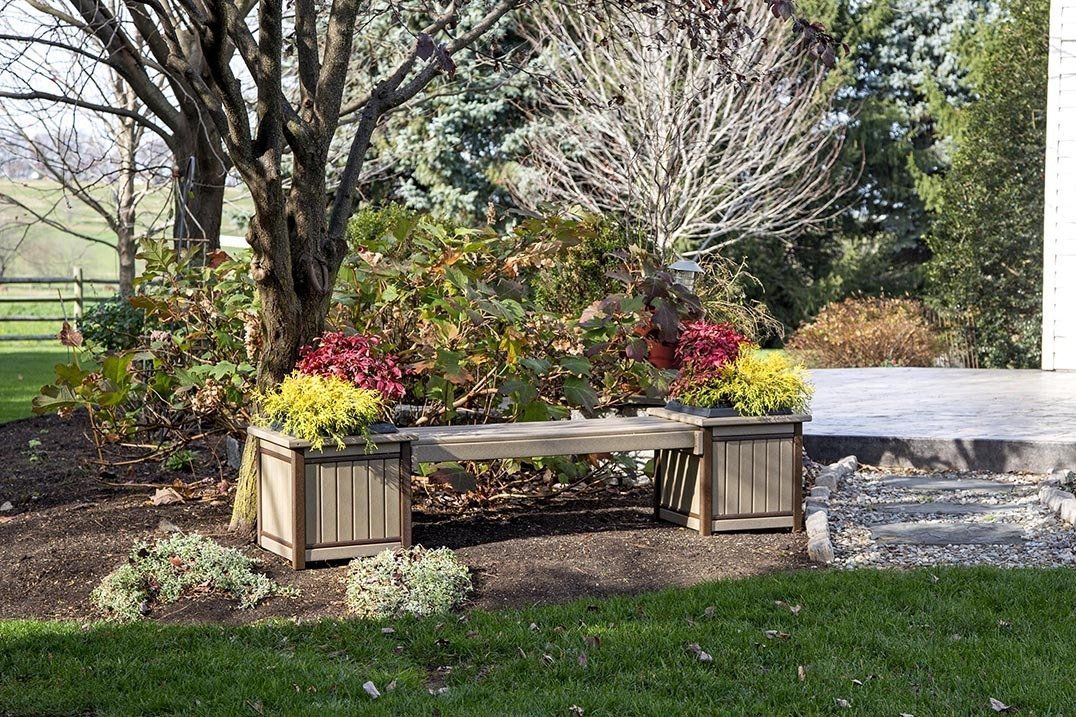 Planter Bench — Garnet Valley, PA — Knot & Ore Outdoors