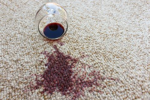 Wine spilled on carpet — Menifee, CA — Pauls Ultra Steam cleaning