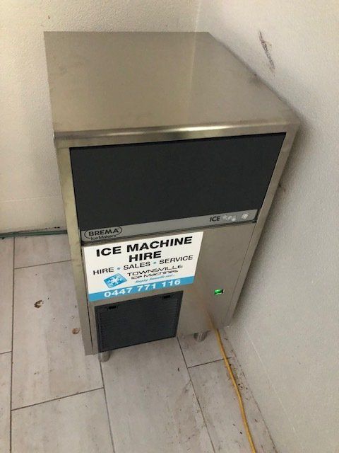 Silver Ice Machine — Townsville Air-Conditioning In Idalia, QLD 4811