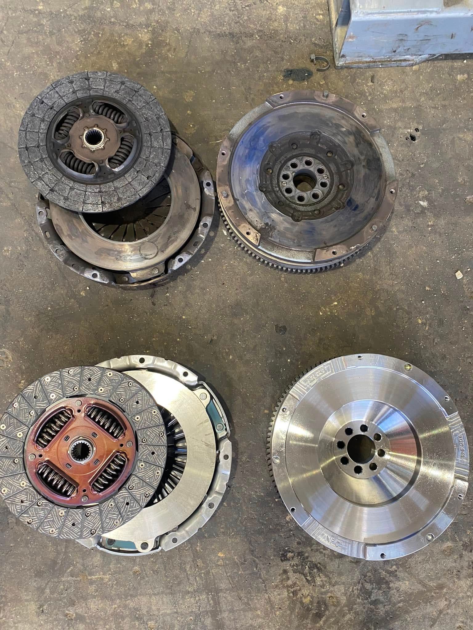 Spare parts of a heavy vehicle on the floor — BDM Heavy Vehicle Repairs In Wauchope, NSW