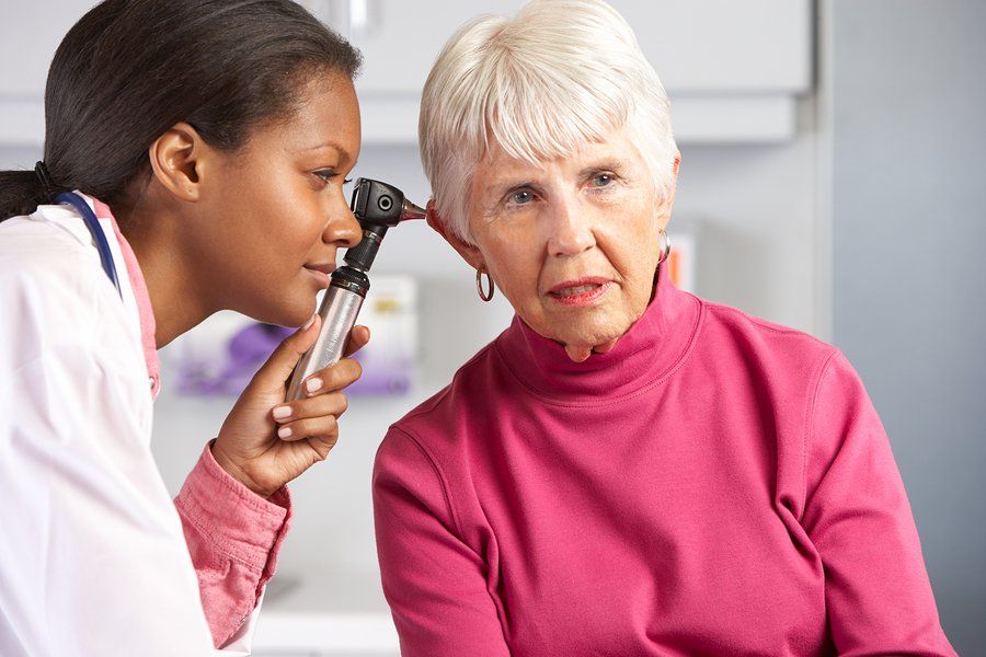 Elderly Woman with Doctor — New York — Star One Home Care