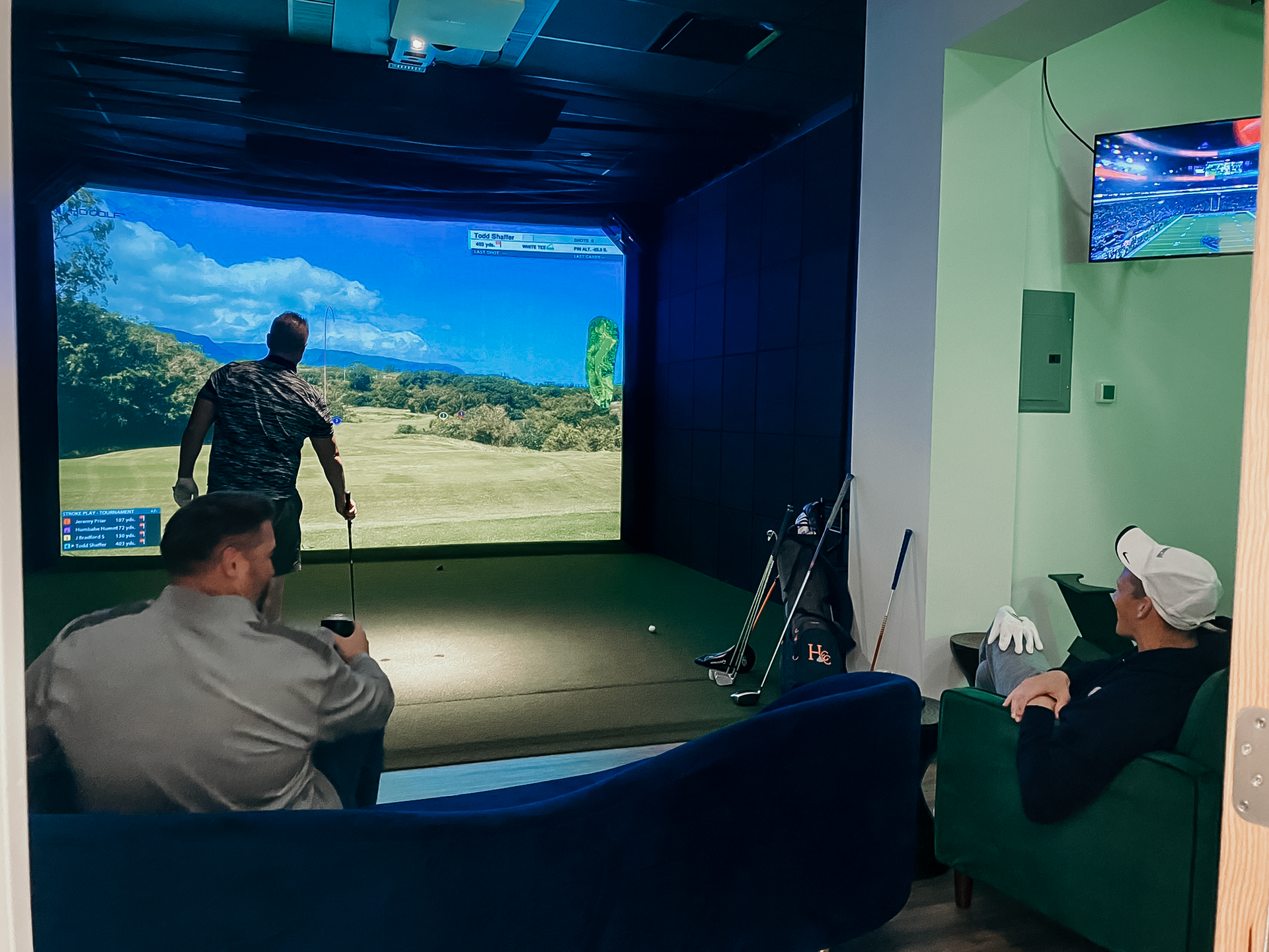 Woods & Irons Golf Simulators - Bay #3 - The Dog Leg Lounge