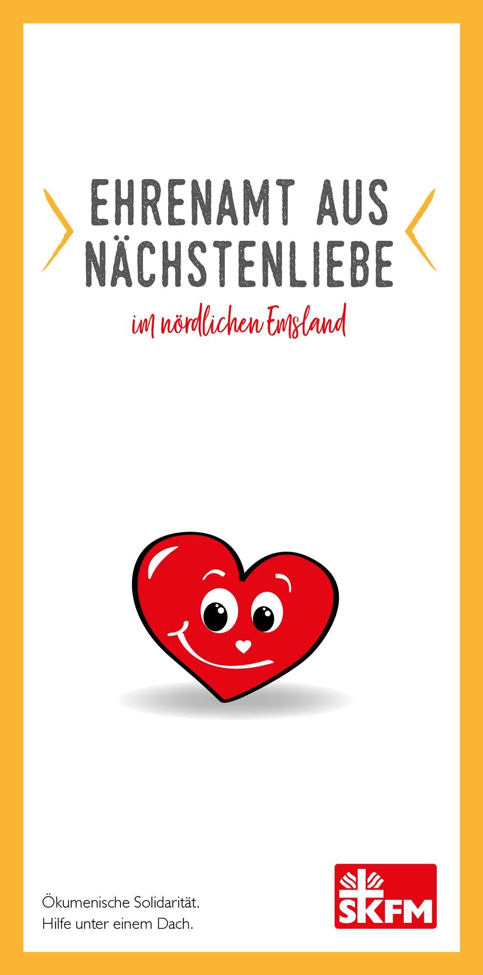 Flyer Ehrenamt aus Nächstenliebe