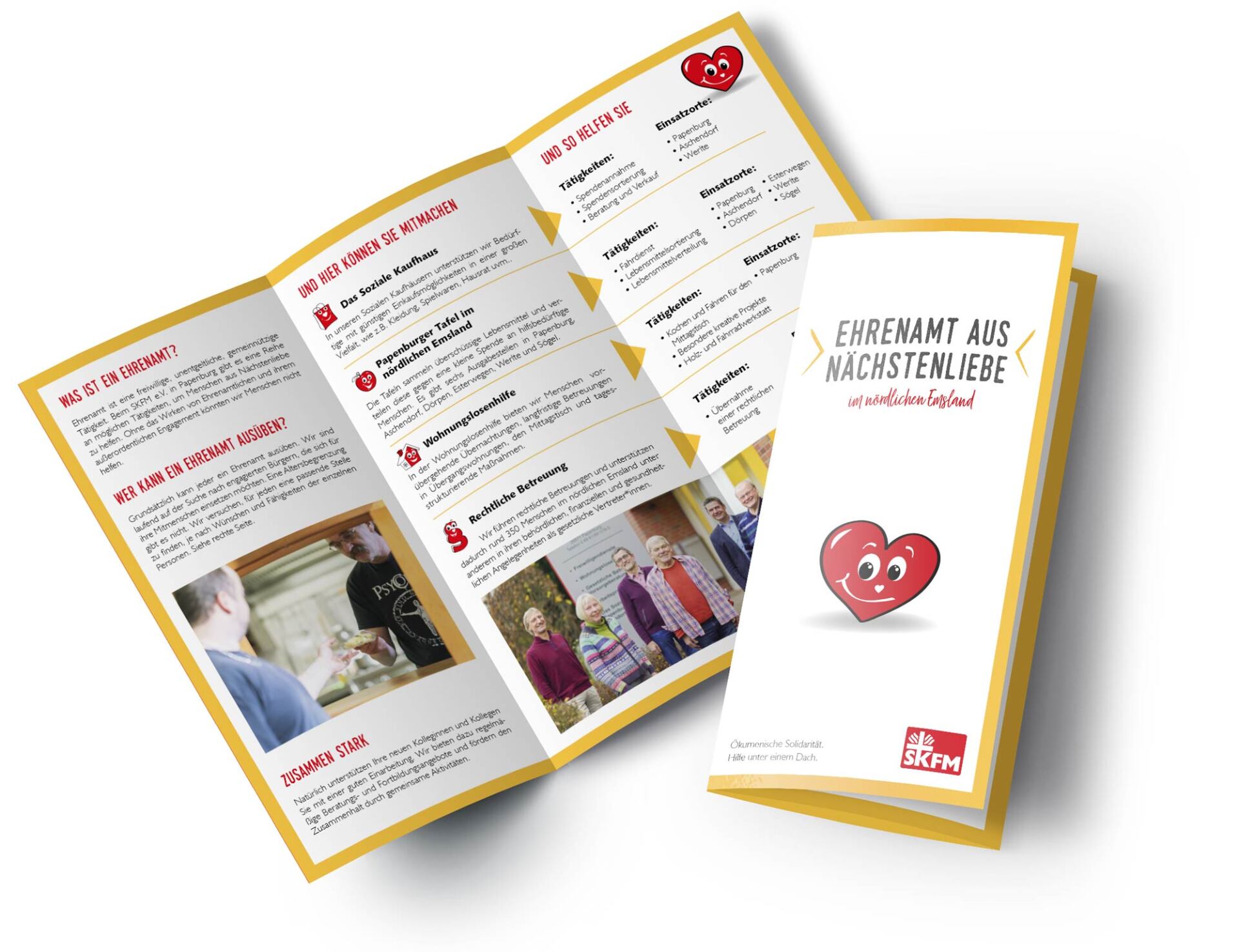 Ehrenamt aus Nächstenliebe Flyer