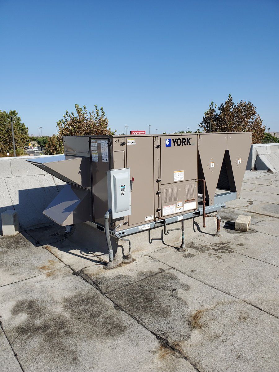 Front View Of A York Heat Ventilation — Tulare, CA — Central Valley Refrigeration