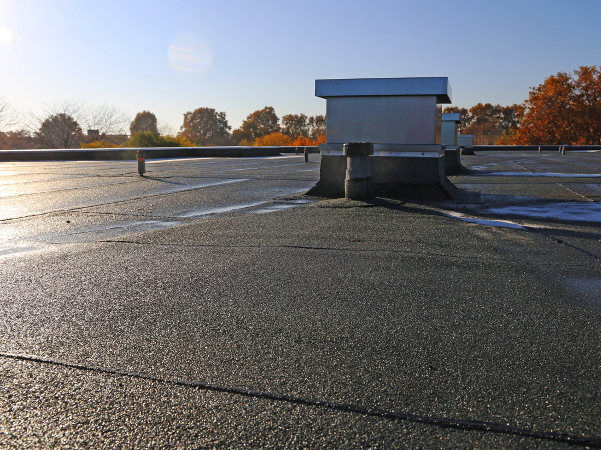 flat commercial roofing systems