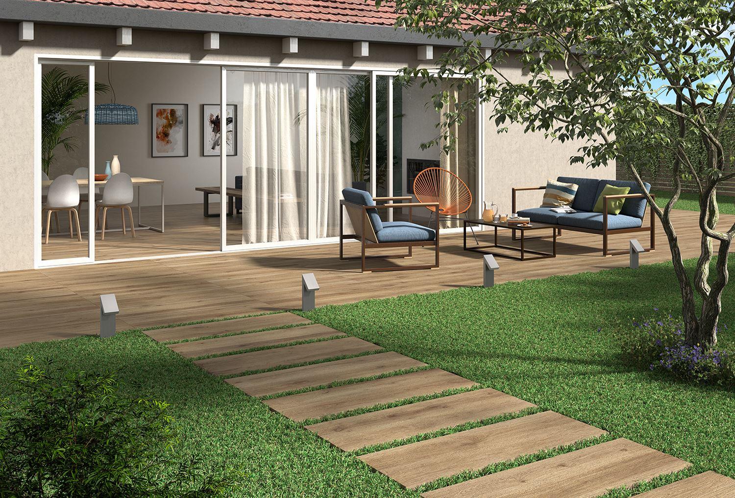 Passaggio in giardino