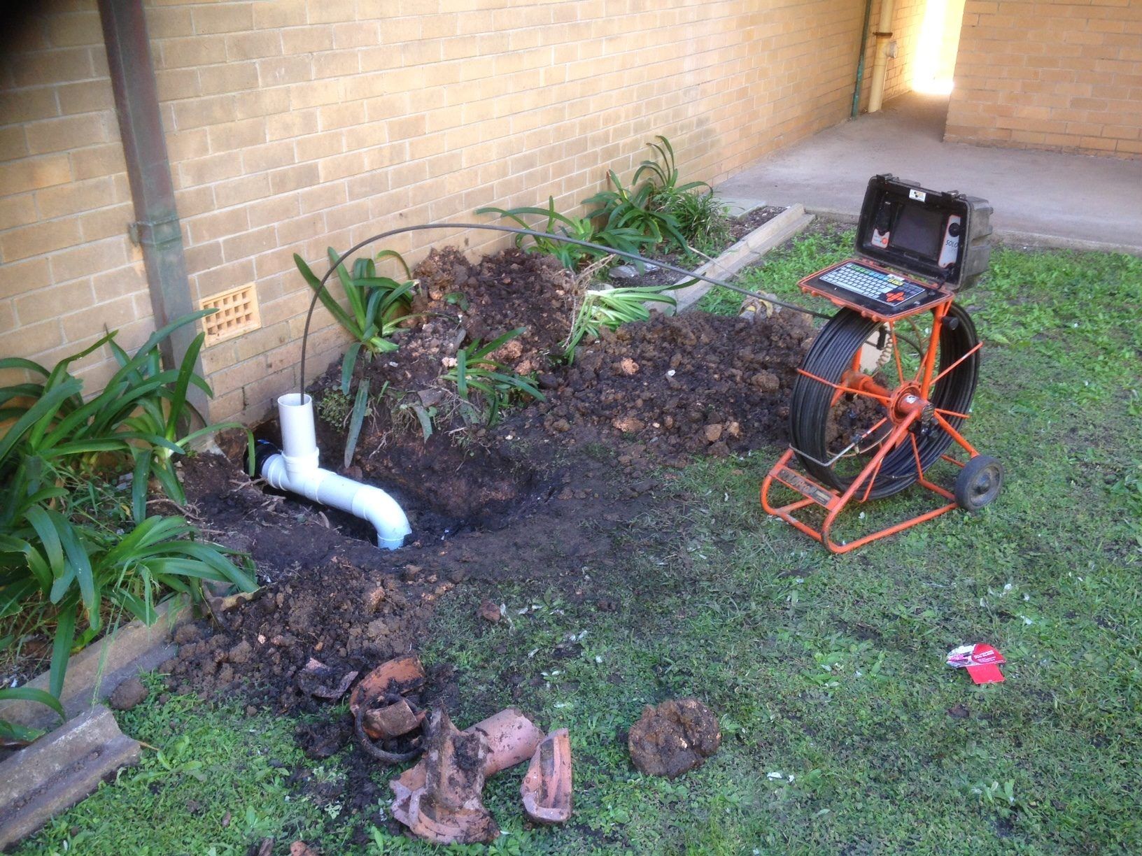 Plumbing Equipment Outside — Port Macquarie Plumbing In Lake Cathie, NSW