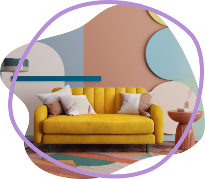 A Vibrant Yellow Sofa Elegantly Enhances The Toom's Aesthetic, Showcasing Studio Gilmour Interior Design's Sophisticated Touch  — Your Interior Designer In Kiama