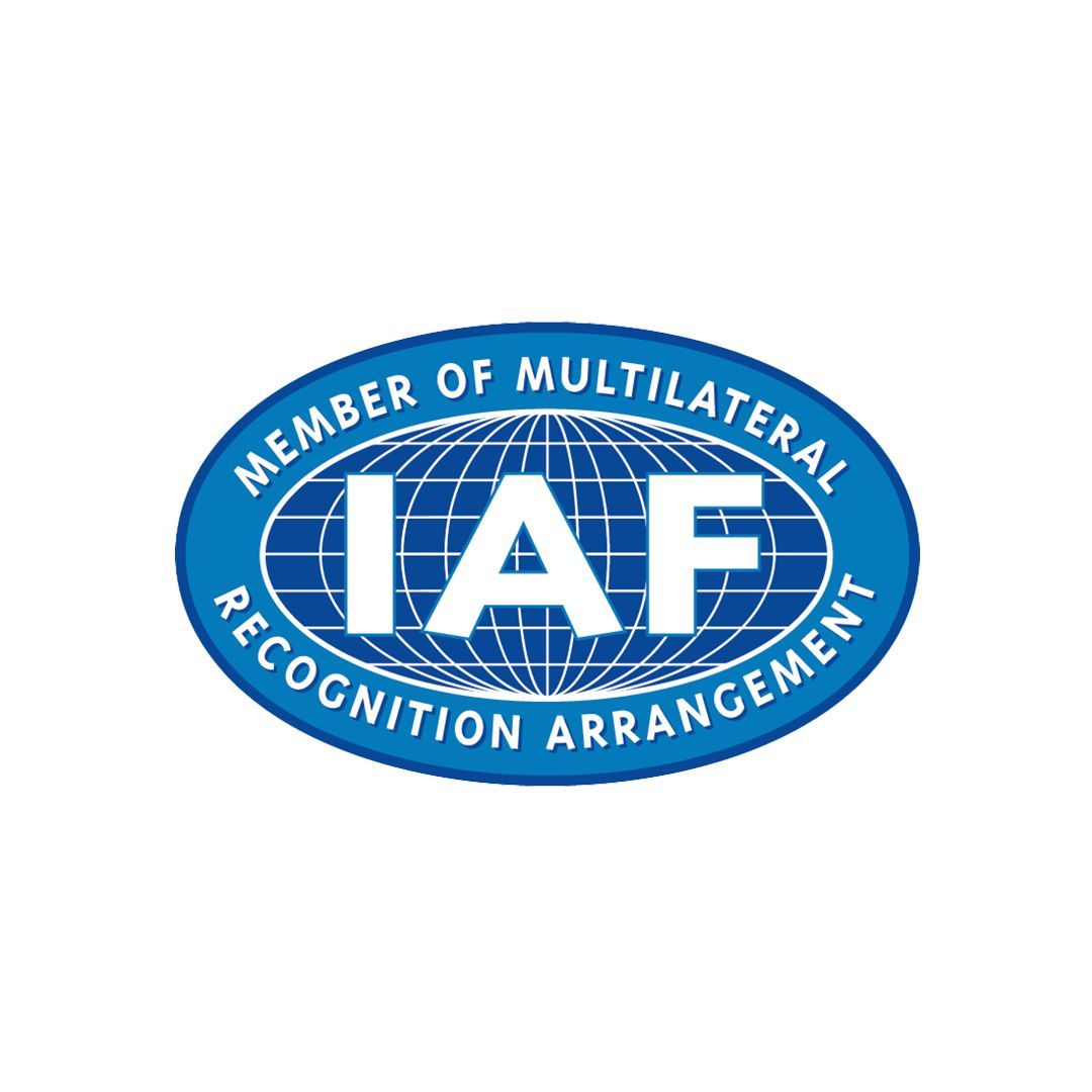 A member of multilateral recognition arrangement logo on a white background