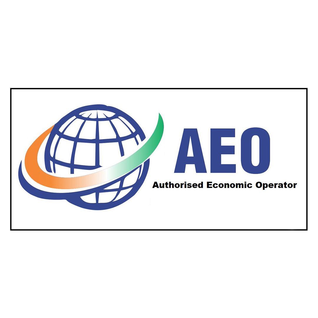 A logo for aeo , an authorised economic operator.