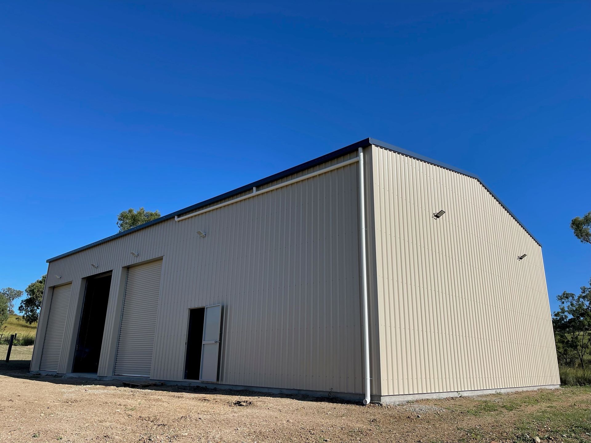 Steel Shed in Rural Area — AST Steel Constructions in Tannum Sands, QLD