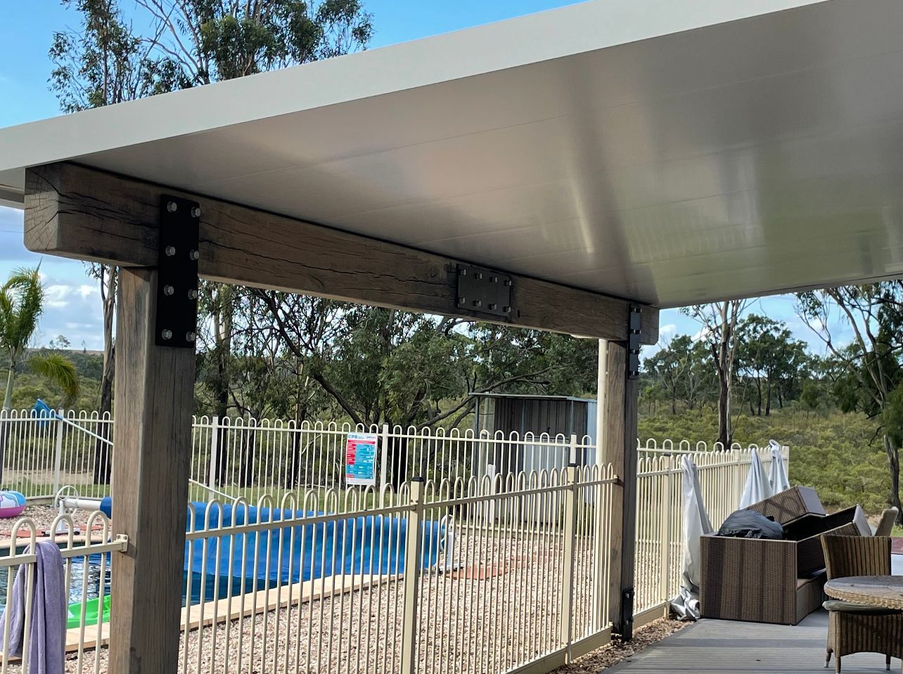 Patio— AST Steel Constructions in Tannum Sands, QLD