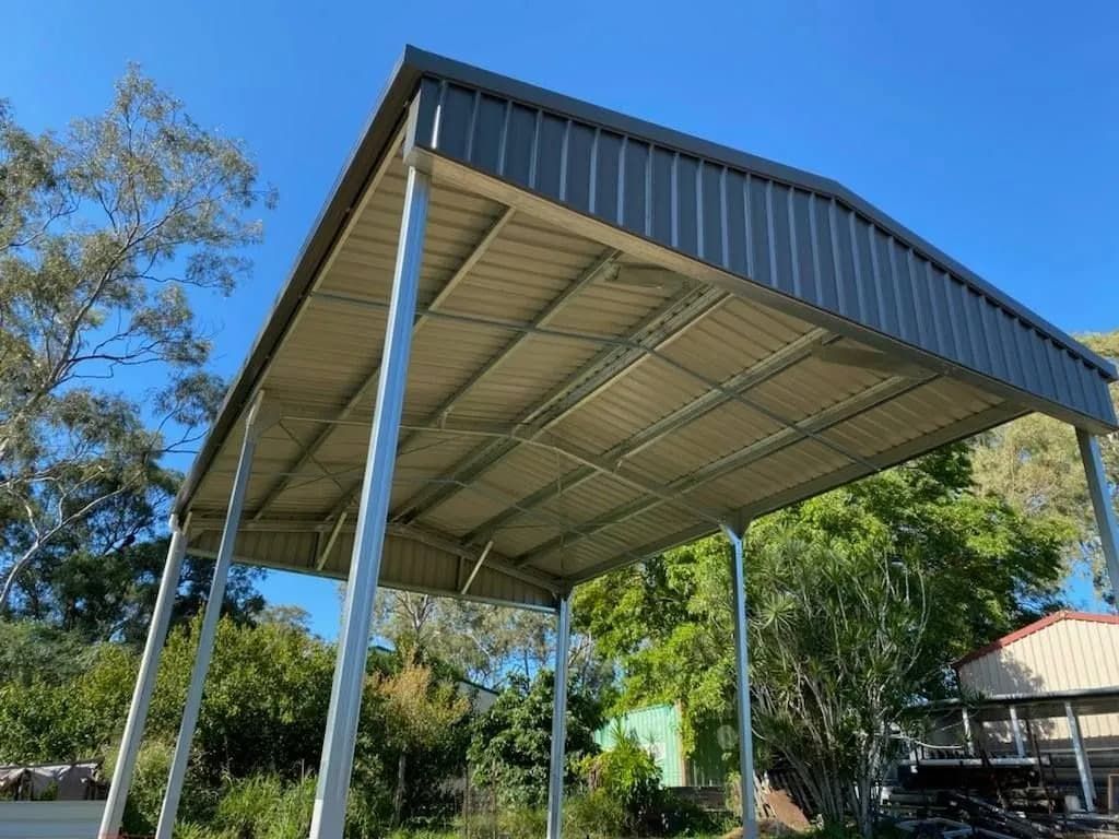 Steel Roof Carport — AST Steel Constructions in Tannum Sands, QLD