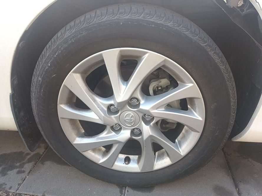 A Close Up of a Car Wheel with a Tire on It — South West 4WD Wreckers in Harristown, QLD