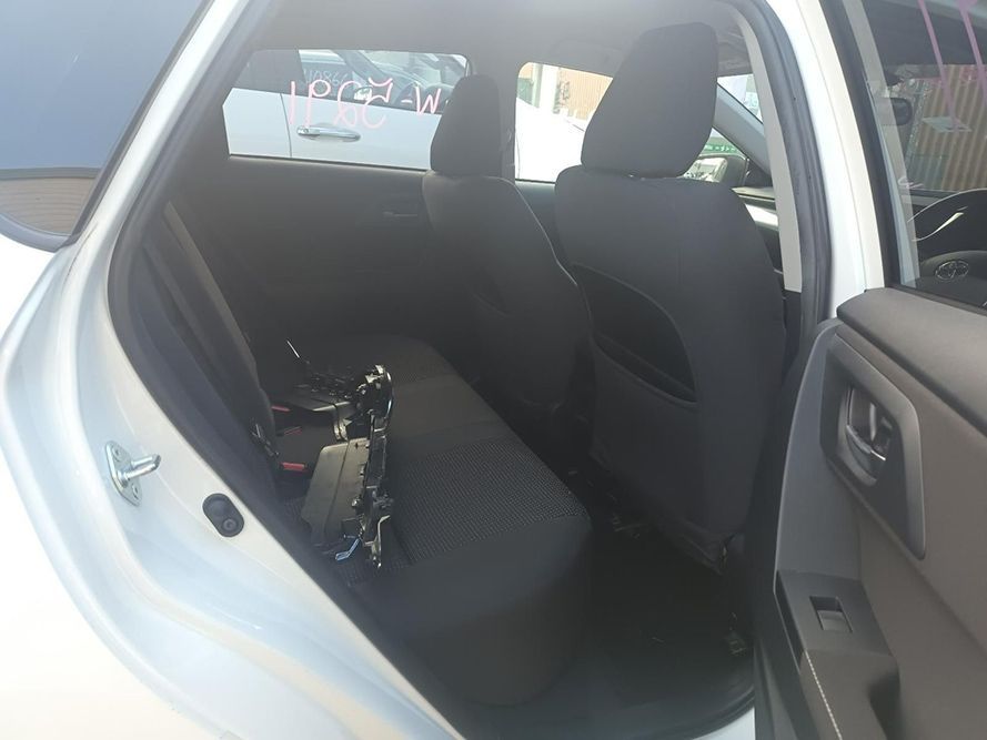 The Back Seat of a White Car with Black Seats — South West 4WD Wreckers in Harristown, QLD
