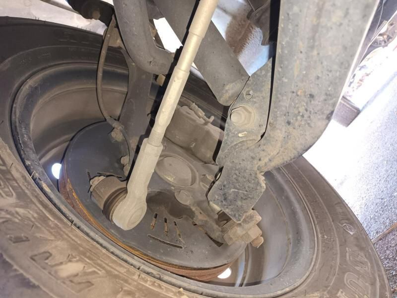 A Close Up of the Underside of a Car Wheel With a Tire on It — South West 4WD Wreckers In Harristown, QLD
