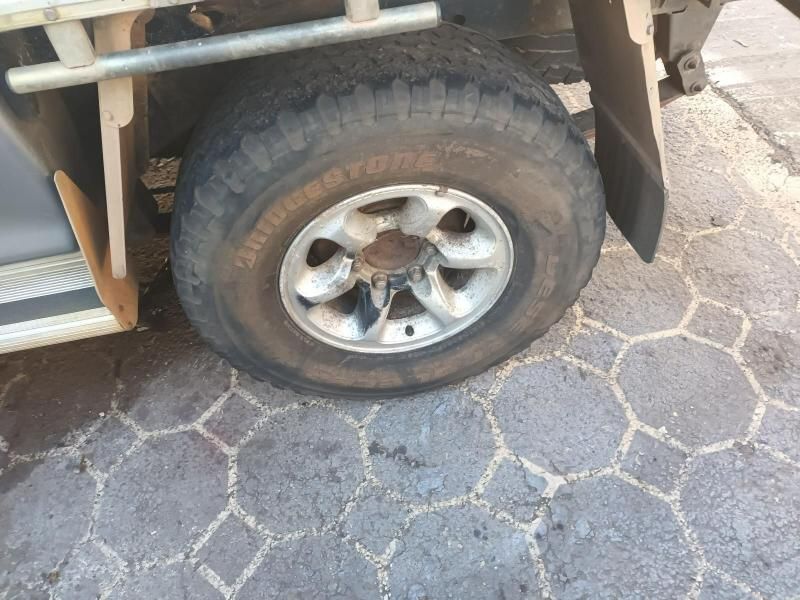 A Close Up of a Bridgestone Tire on a Car — South West 4WD Wreckers In Brisbane, QLD
