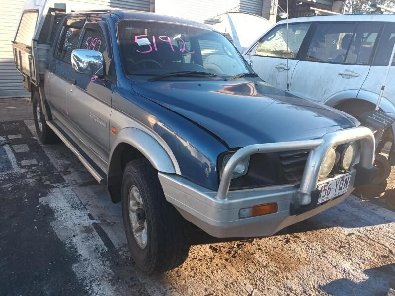 A Blue and Silver Pickup Truck With the Number 5196 on the Front — South West 4WD Wreckers In Brisbane, QLD