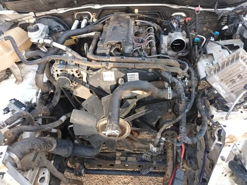 The Engine of a White Car is Being Dismantled — South West 4WD Wreckers In Brisbane, QLD