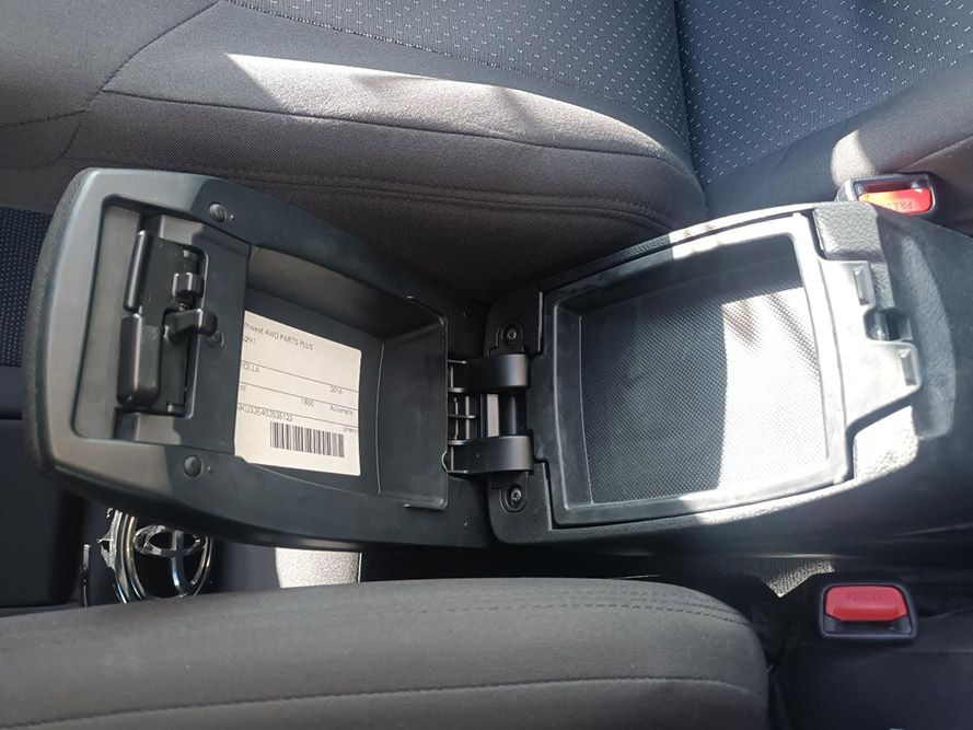 The Arm Rest of a Car with the Lid Open — South West 4WD Wreckers in Harristown, QLD