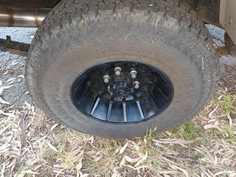 A Close Up of a Tire on a Truck With a Black Rim — South West 4WD Wreckers In Brisbane, QLD