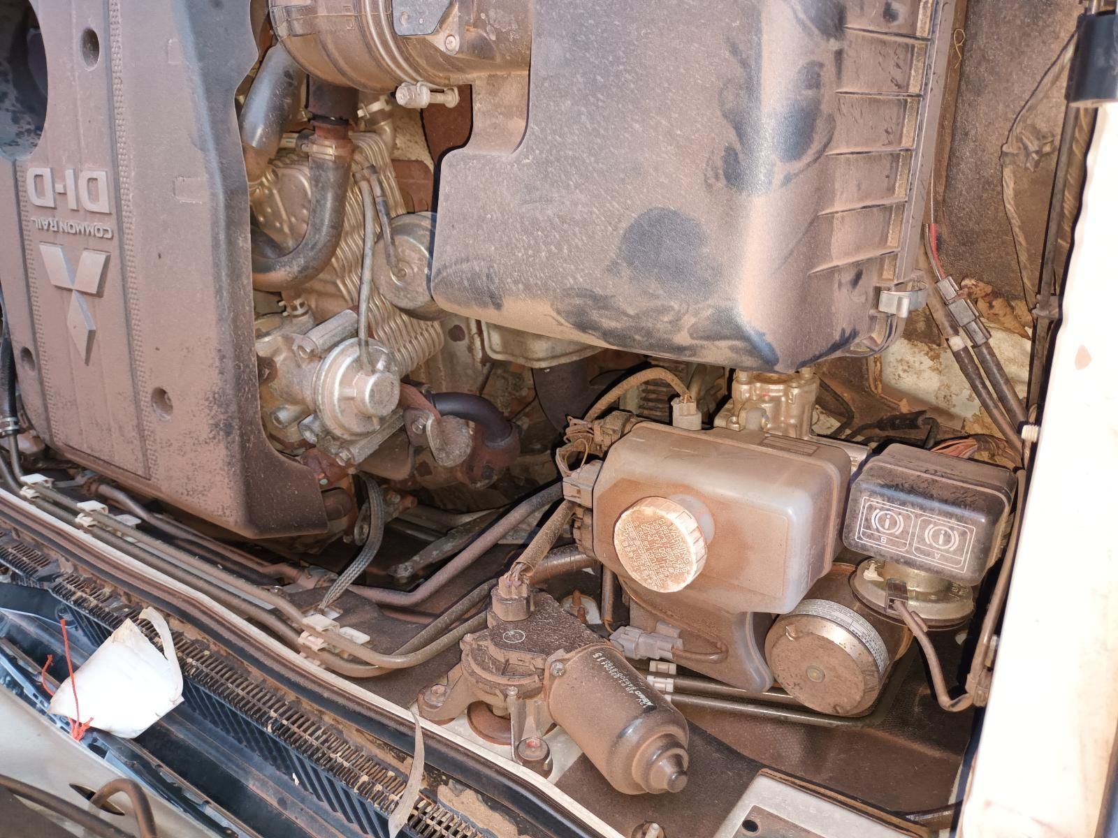 A Close Up of the Engine of a Dirty Vehicle — South West 4WD Wreckers In Brisbane, QLD