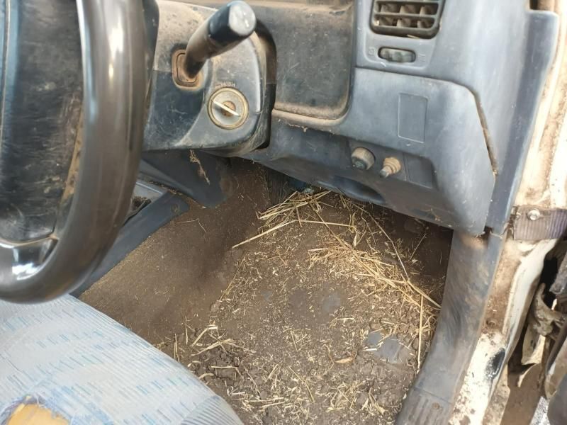 The Inside of a Dirty Car With Hay on the Floor — South West 4WD Wreckers In Brisbane, QLD