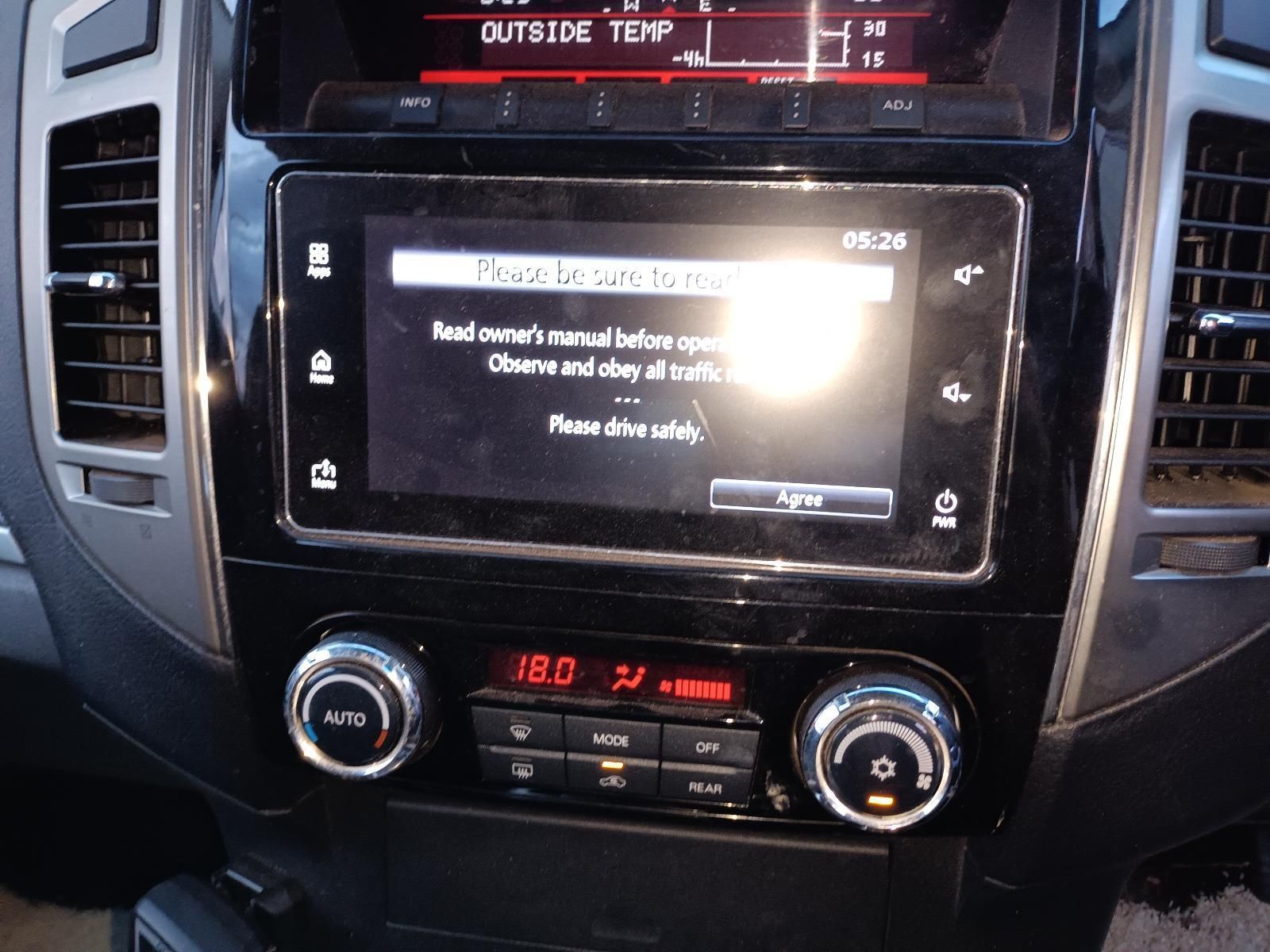 A Car Dashboard With a Screen That Says Outside Temp on It — South West 4WD Wreckers In Brisbane, QLD