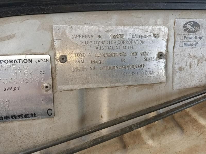 A Close Up of a License Plate on a Car — South West 4WD Wreckers In Harristown, QLD