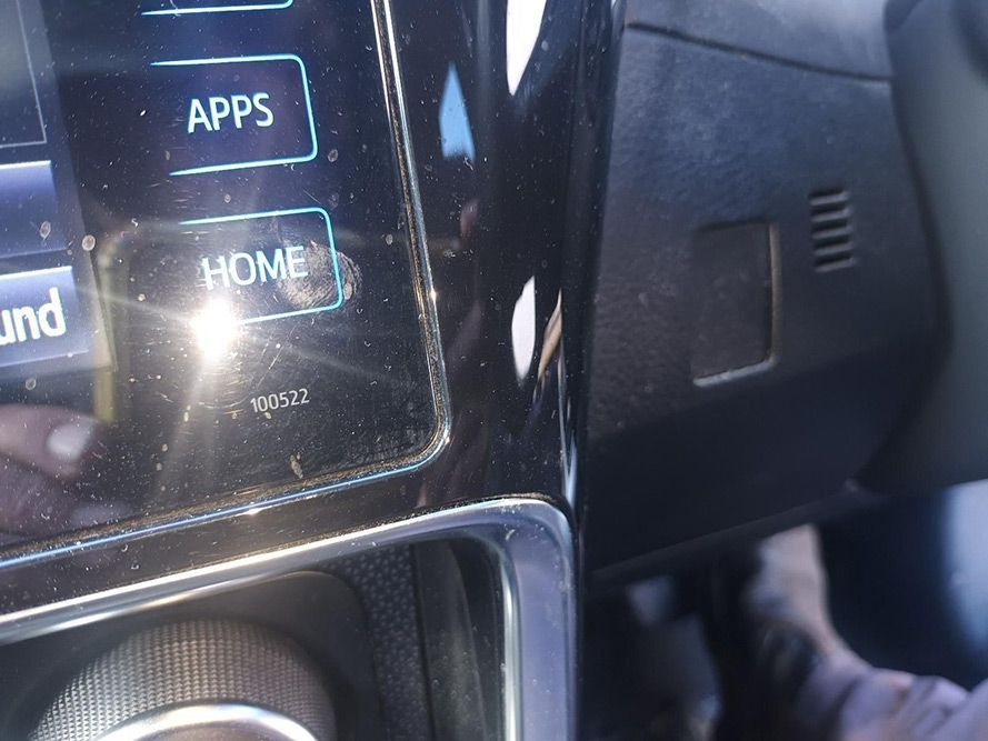 A Car Dashboard with Apps Home and Sound s — South West 4WD Wreckers in Harristown, QLD