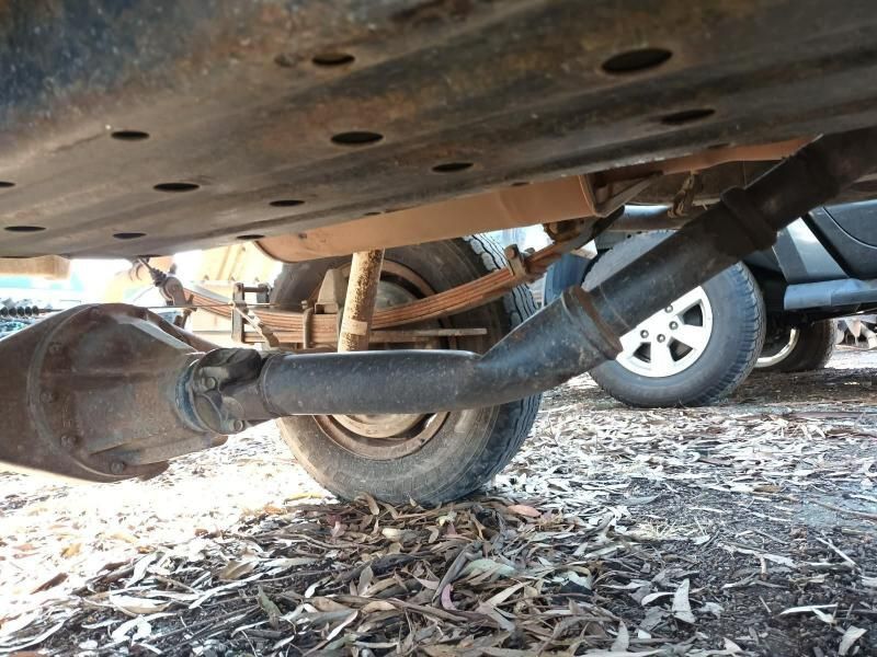 A Close Up of the Underside of a Truck 's Exhaust Pipe — South West 4WD Wreckers In Brisbane, QLD