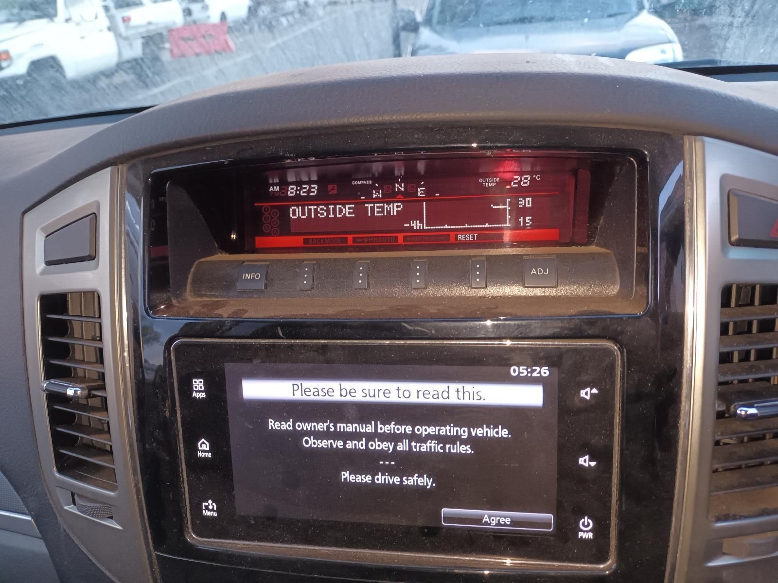 The Dashboard of a Car Has a Screen That Says Outside Temp — South West 4WD Wreckers In Brisbane, QLD