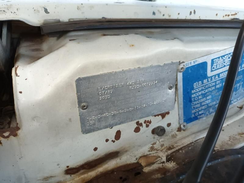 A Close Up of a White Car With a License Plate — South West 4WD Wreckers In Brisbane, QLD