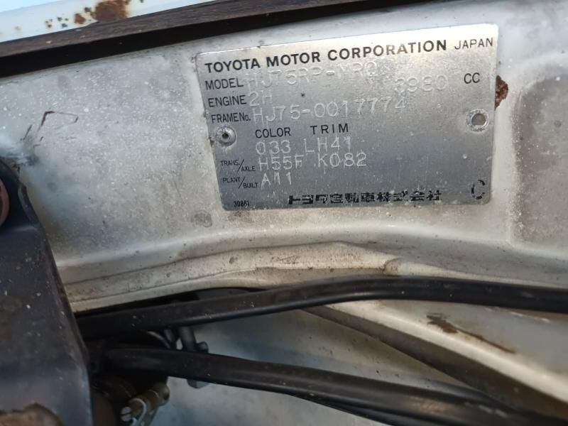 A Close Up of a Toyota Motor Corporation Japan License Plate — South West 4WD Wreckers In Brisbane, QLD