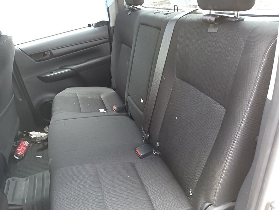 The Back Seat of a Car with Seat Belts on It — South West 4WD Wreckers in Harristown, QLD 