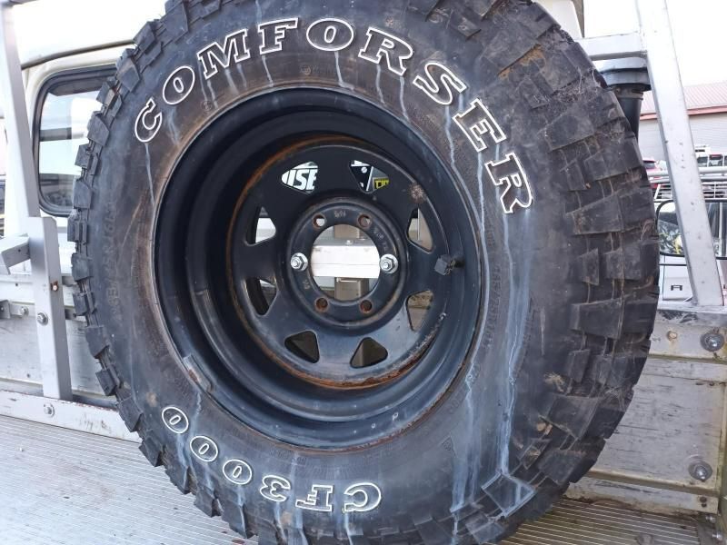 A Close Up of a Tire That Says Comforter on It — South West 4WD Wreckers In Brisbane, QLD