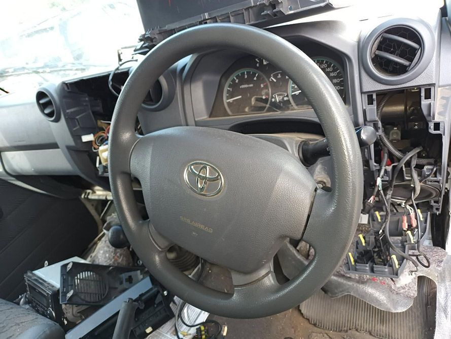 A Steering Wheel with a Toyota Logo on It — South West 4WD Wreckers In Brisbane, QLD