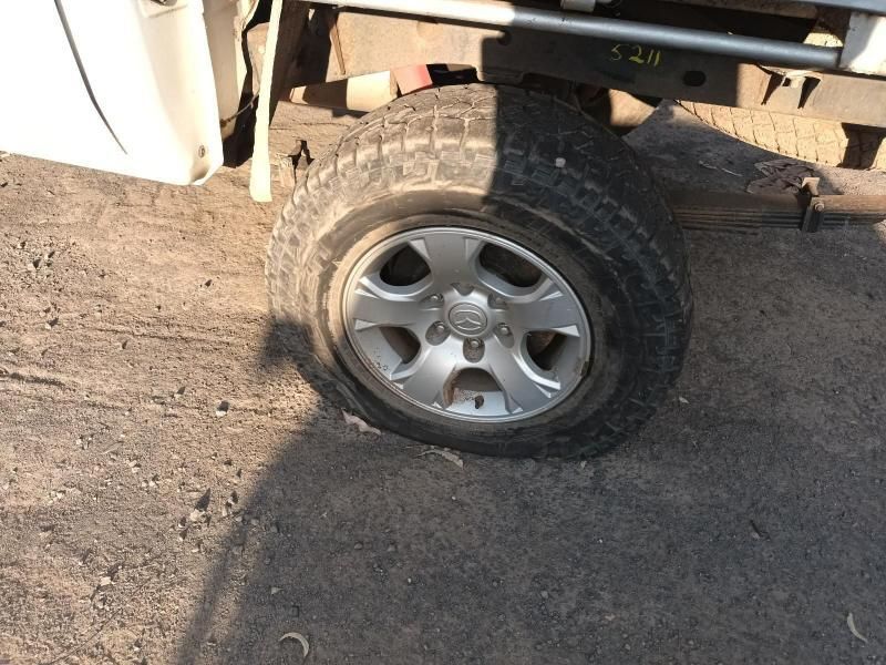 A Close Up of a Tire on a White Truck — South West 4WD Wreckers In Harristown, QLD
