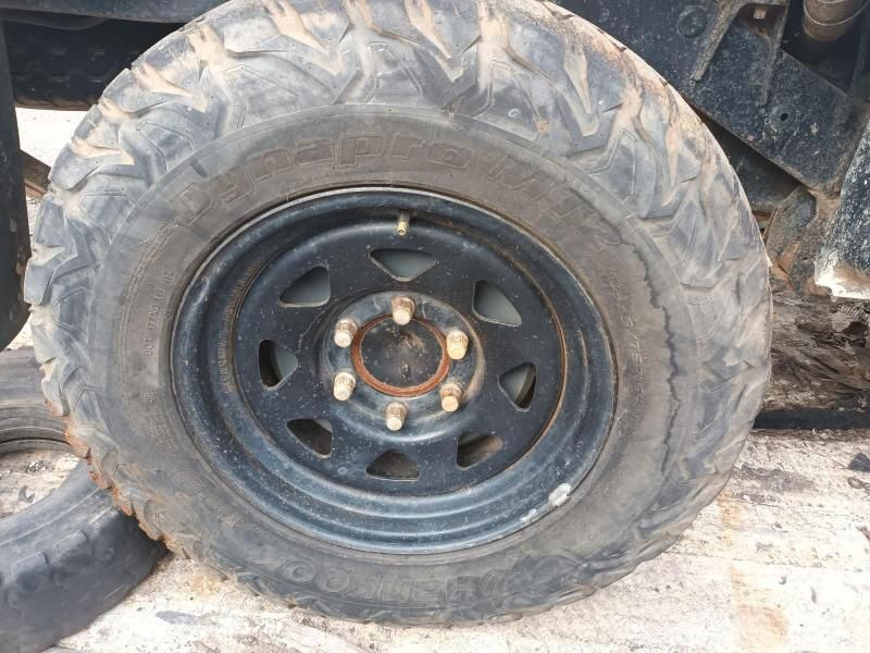 A Close Up of a Tire and Rim on a Vehicle — South West 4WD Wreckers In Harristown, QLD