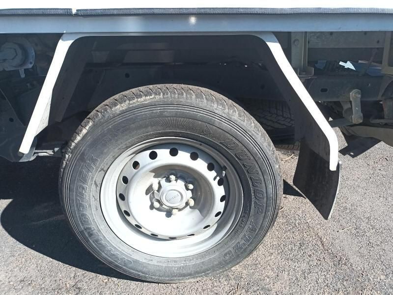 A Close Up of a Tire on a White Truck — South West 4WD Wreckers In Harristown, QLD